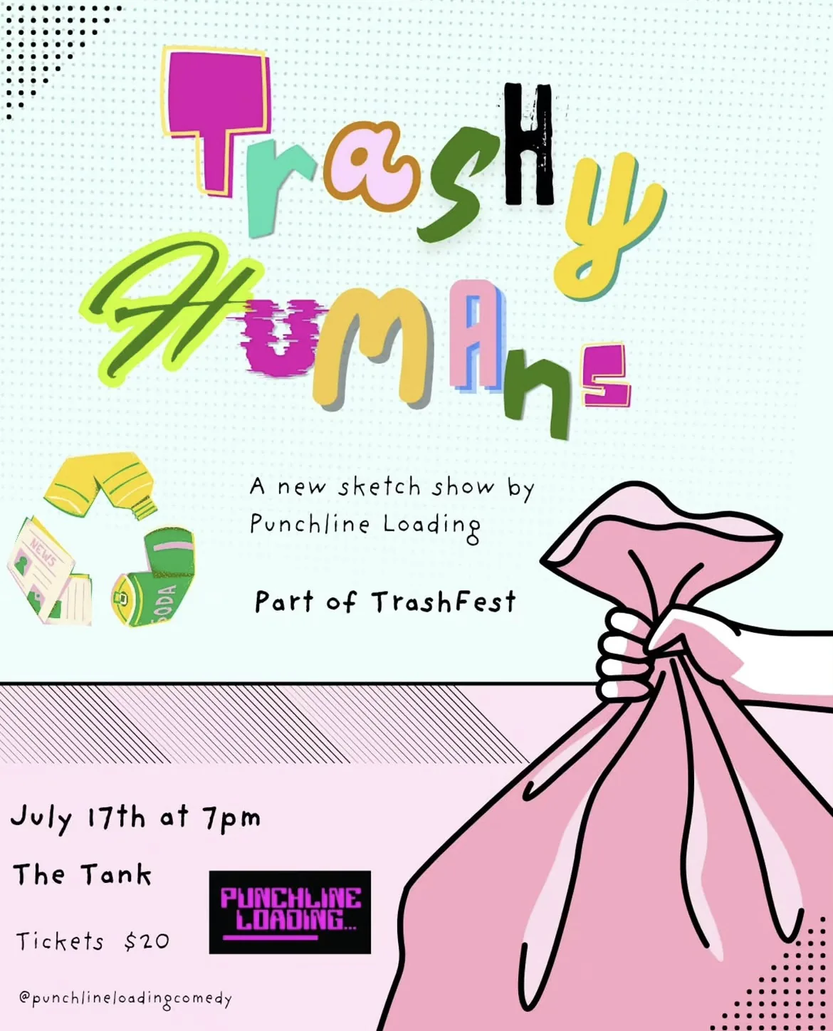 Trashy Humans at TrashFest artwork